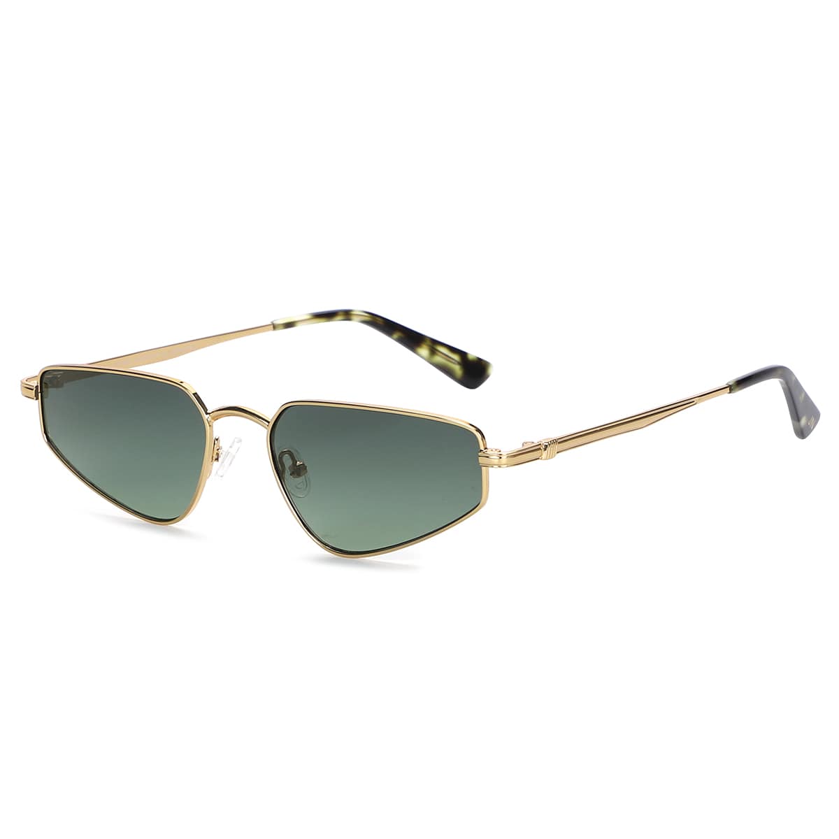 JN-286-C01 Winnie / Gold Gradient Dark Green