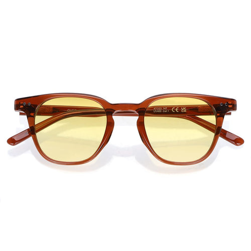 214-C08 Over / Transparent Brown Gradient Orange