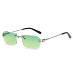 JN-249-C10 Less / Silver Green Bottle
