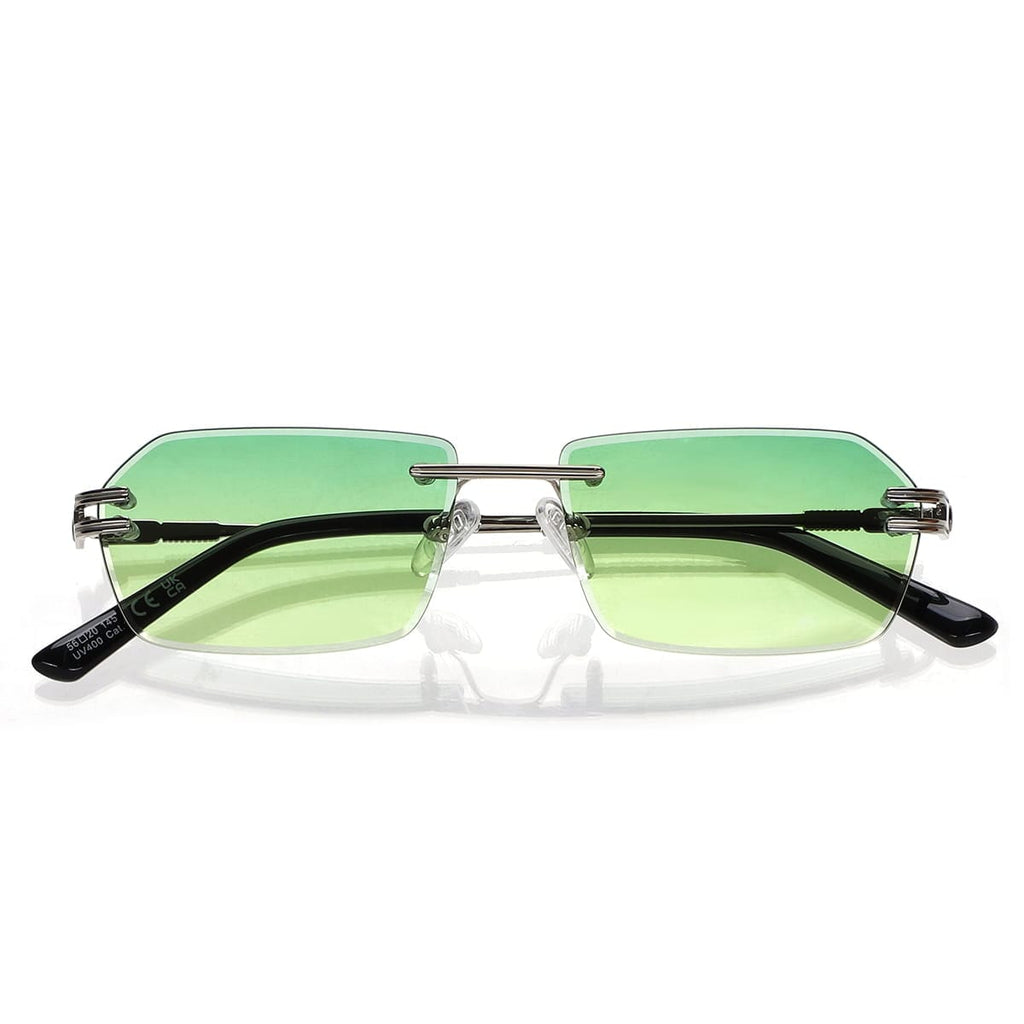 JN-249-C10 Less / Silver Green Bottle