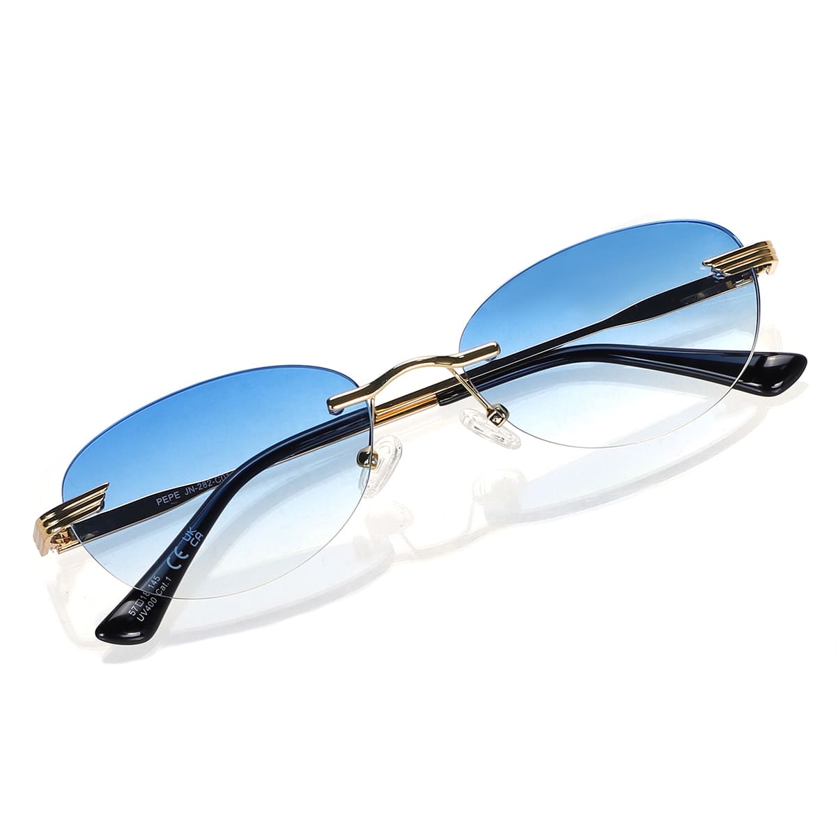 JN-282-C01 Pepe / Gold Gradient Blue