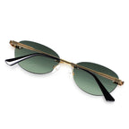 JN-282-C02 Pepe / Gold Gradient Dark Green
