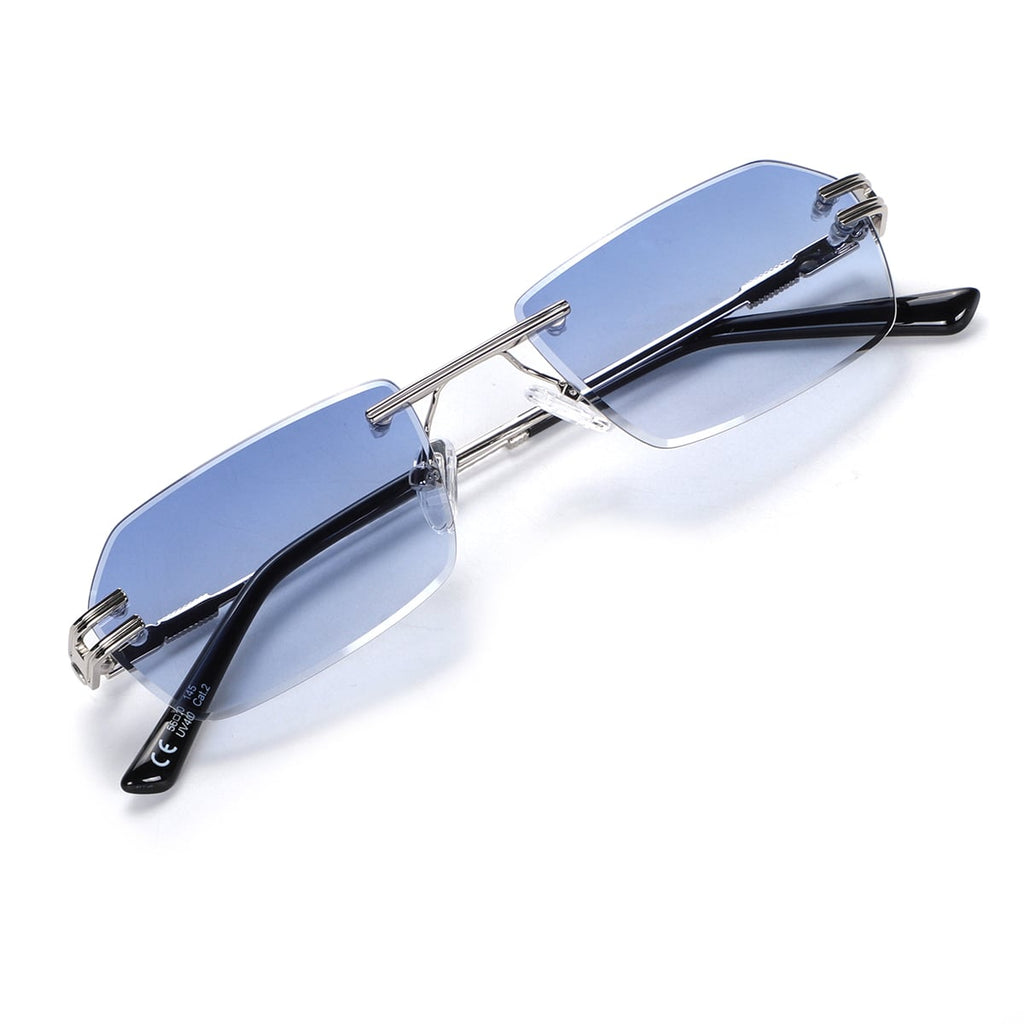 JN-249-C02 Less / Silver Gradient Blue