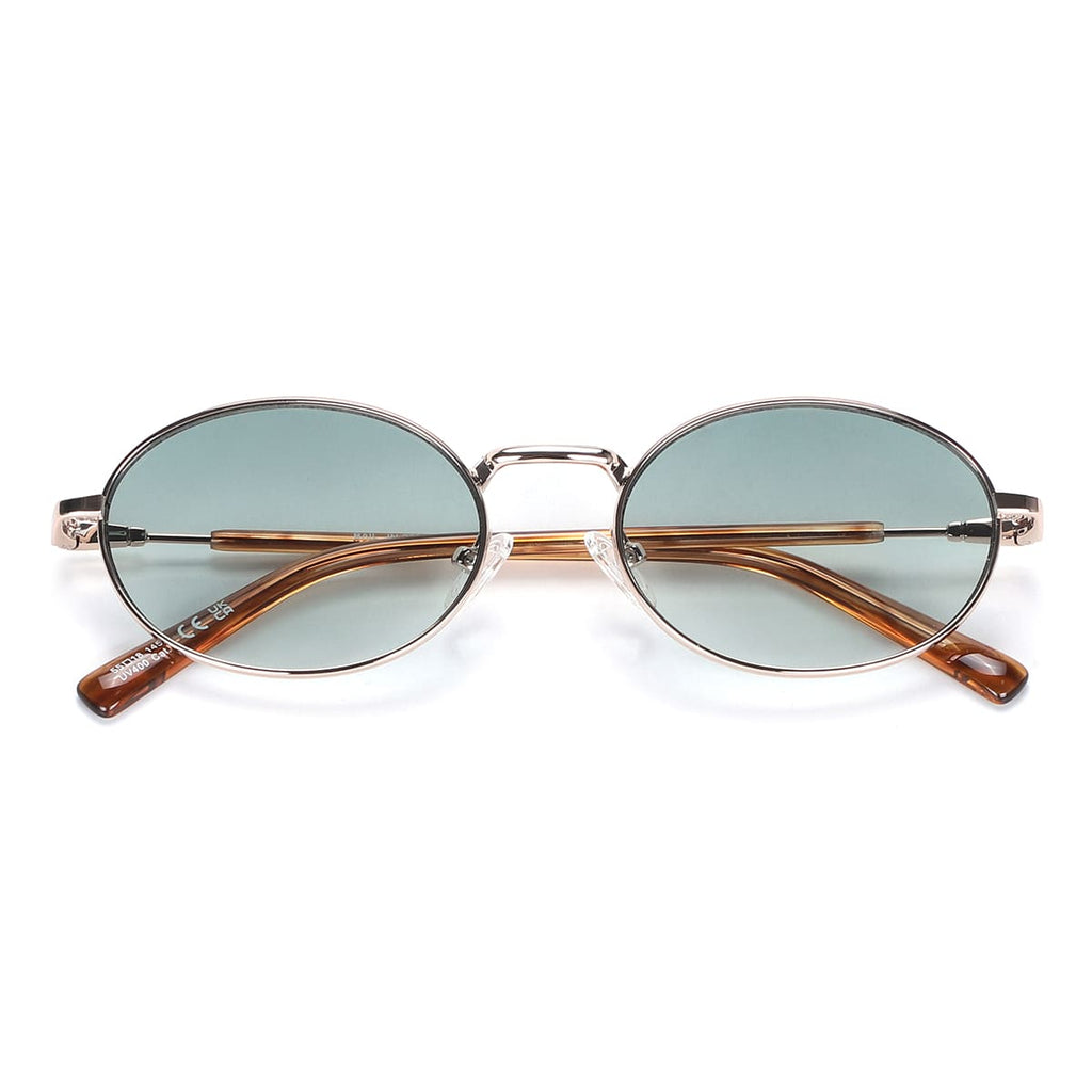 JN-272-C05 Bail / Gold Havana Gradient Dark Green
