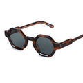 JN-221-C01 Hexagon / Tortoise Dark Green
