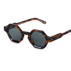 JN-221-C01 Hexagon / Tortoise Dark Green