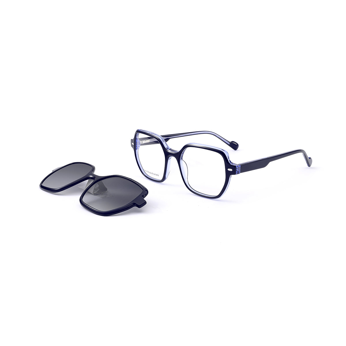 JN-312-C03 Paloma / Blu Lente Demo + CLIP-ON Nero