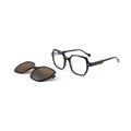 JN-312-C02 Paloma / Tartarugato Lente Demo + CLIP-ON Marrone