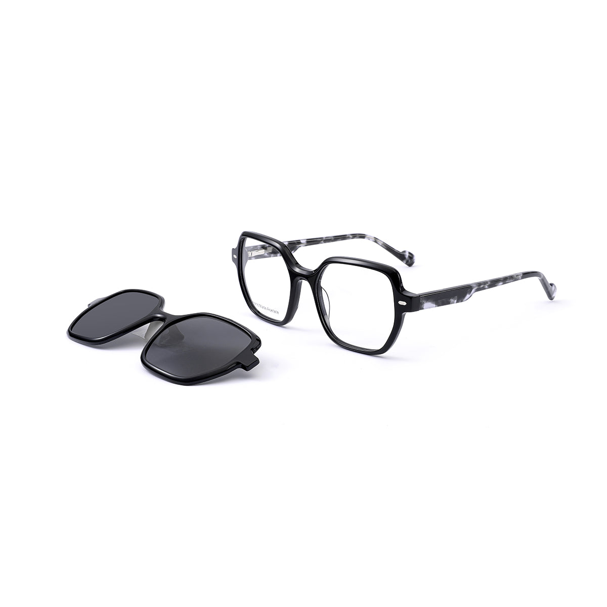 JN-312-C01 Paloma / Nero Lente Demo + CLIP-ON Nero