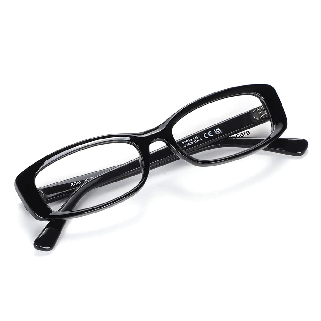 JN-264-C01 Rose / Black Demo Lenses